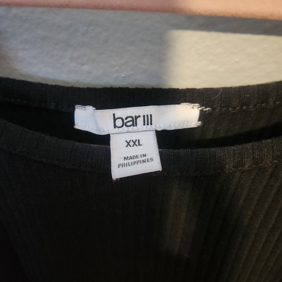 Black Ribbed Halter Top - Picture 2 of 3